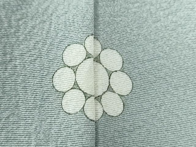 平和屋着物●上質な色無地　秘色色　正絹　逸品　CABC6751yc