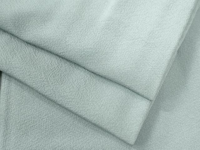 平和屋着物●上質な色無地　秘色色　正絹　逸品　CABC6751yc