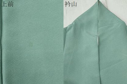 平和屋着物●上質な色無地　薄青色　正絹　逸品　CABC6752yc
