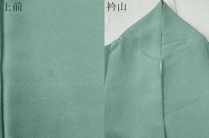平和屋着物●上質な色無地　薄青色　正絹　逸品　CABC6752yc