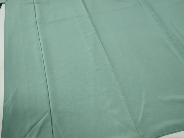 平和屋着物●上質な色無地　薄青色　正絹　逸品　CABC6752yc
