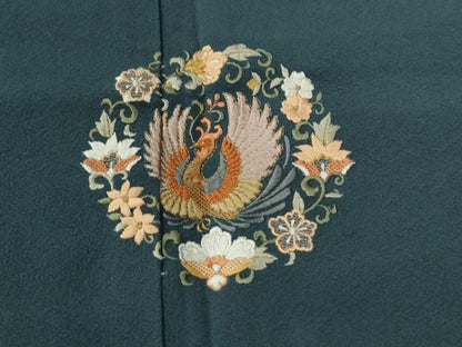平和屋着物●訪問着　総刺繍　鳳凰更紗花唐草文　金糸　そごう扱い　正絹　逸品　CABC6756yc