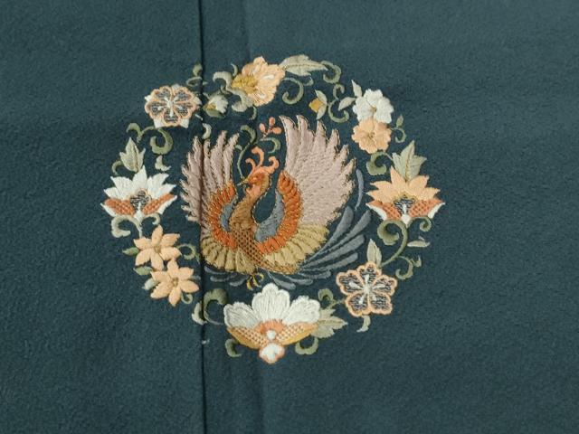 平和屋着物●訪問着　総刺繍　鳳凰更紗花唐草文　金糸　そごう扱い　正絹　逸品　CABC6756yc
