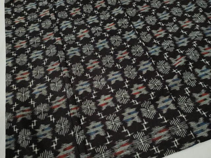 平和屋着物●久留米絣　単衣　吉祥文　綿　逸品　CABC6758yc