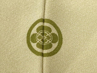 平和屋着物●訪問着　友禅　霞草花文　暈し染め　金彩　正絹　逸品　CABC6769yc