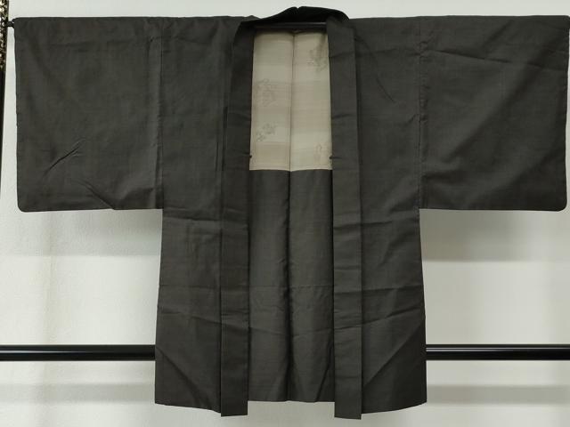 平和屋着物●男性　本場大島紬　アンサンブル　7マルキ　正絹　逸品　未使用　CABC6786yc