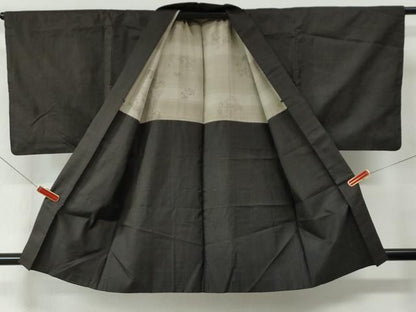 平和屋着物●男性　本場大島紬　アンサンブル　7マルキ　正絹　逸品　未使用　CABC6786yc