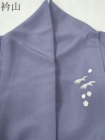 平和屋着物●本加賀友禅作家　松島由美　訪問着　短冊笹花文　暈し染め　京都きもの友禅扱い　正絹　逸品　CABC6792yc
