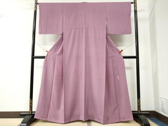 平和屋着物●重要無形文化財　人間国宝　中村勇二郎　江戸小紋　古代菊　正絹　逸品　CABC6795yc