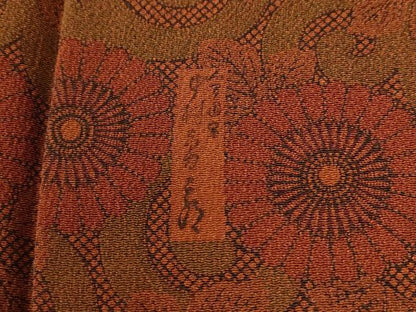 平和屋着物●重要無形文化財　人間国宝　中村勇二郎　江戸小紋　古代菊　正絹　逸品　未使用　CABC6796yc