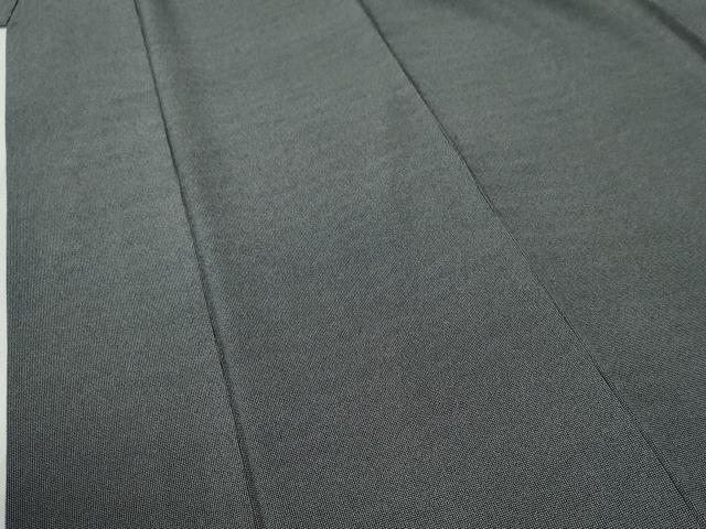平和屋着物●江戸小紋　黒岩秀硯　角通し　黒地　正絹　逸品　CABC6798yc