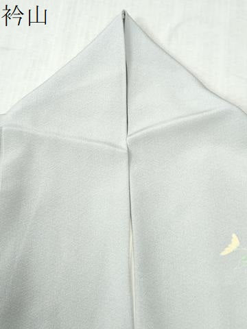 平和屋着物●訪問着　友禅　作家物　草花文　正絹　逸品　CABC6799yc