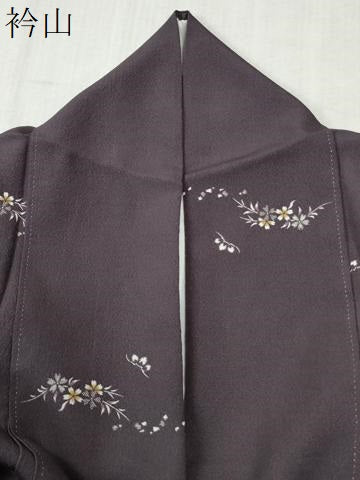 平和屋着物●上質な小紋　枝桜文　正絹　逸品　CABC6800yc