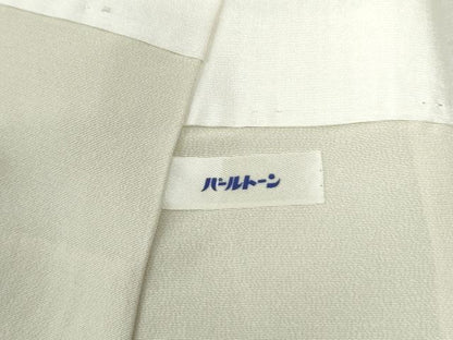 平和屋着物●訪問着　更紗草花文　暈し染め　金彩　正絹　逸品　CABC6804yc