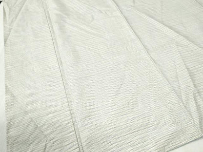 平和屋着物●本場大島紬　白大島　80亀甲　霞文　正絹　逸品　CABC6811yc