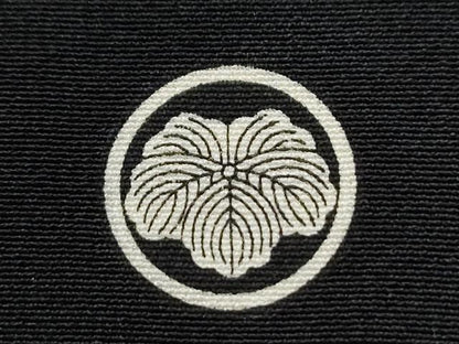 平和屋着物●訪問着　鬘帯枝橘吉祥花文　暈し染め　黒地　金彩　正絹　逸品　CABC6817yc