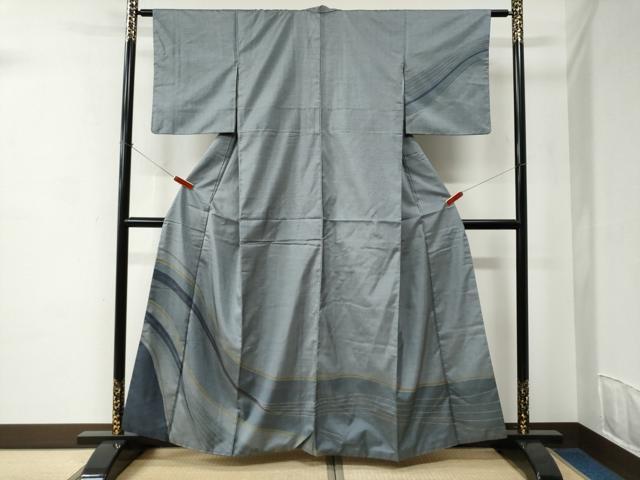 平和屋着物●訪問着　本場染大島紬　吉祥文　正絹　逸品　CABC6824yc