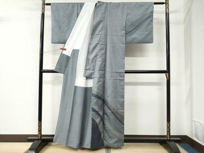 平和屋着物●訪問着　本場染大島紬　吉祥文　正絹　逸品　CABC6824yc