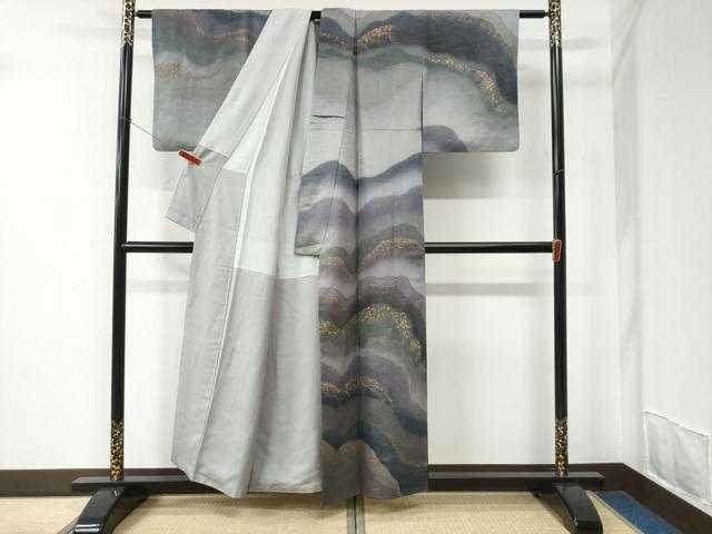 平和屋着物●中国三大刺繍　スワトウ刺繍　総刺繍　訪問着　吉祥文　銀通し地　さが美扱い　正絹　逸品　CABC6838yc