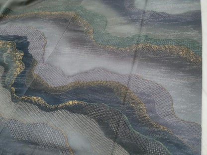 平和屋着物●中国三大刺繍　スワトウ刺繍　総刺繍　訪問着　吉祥文　銀通し地　さが美扱い　正絹　逸品　CABC6838yc