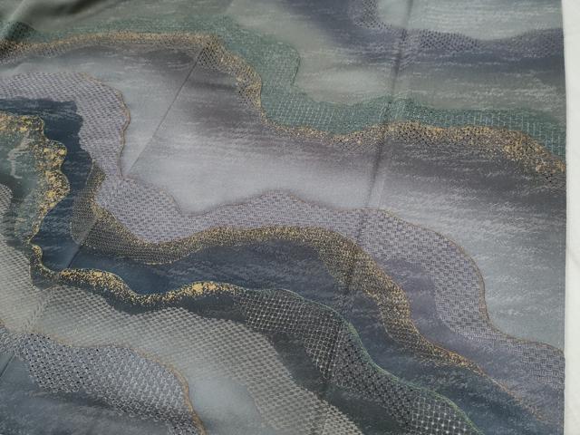 平和屋着物●中国三大刺繍　スワトウ刺繍　総刺繍　訪問着　吉祥文　銀通し地　さが美扱い　正絹　逸品　CABC6838yc