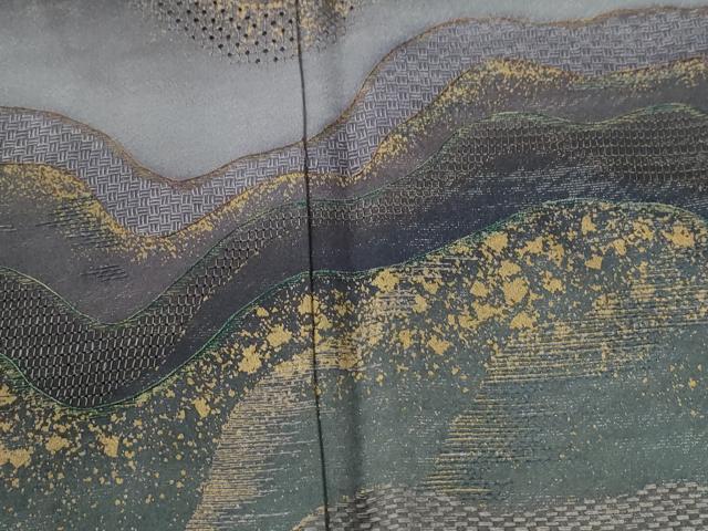 平和屋着物●中国三大刺繍　スワトウ刺繍　総刺繍　訪問着　吉祥文　銀通し地　さが美扱い　正絹　逸品　CABC6838yc