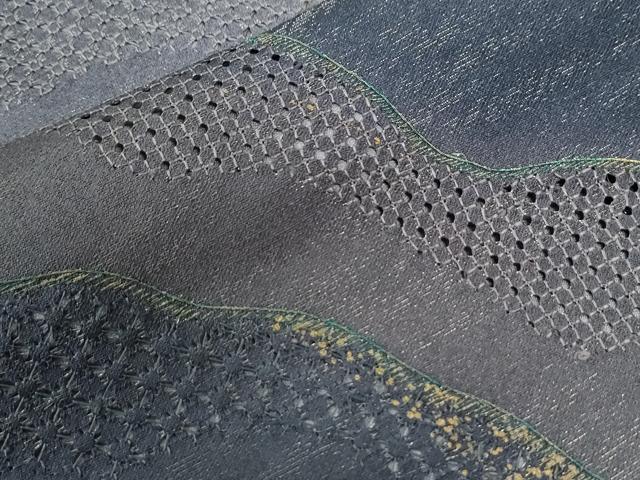 平和屋着物●中国三大刺繍　スワトウ刺繍　総刺繍　訪問着　吉祥文　銀通し地　さが美扱い　正絹　逸品　CABC6838yc