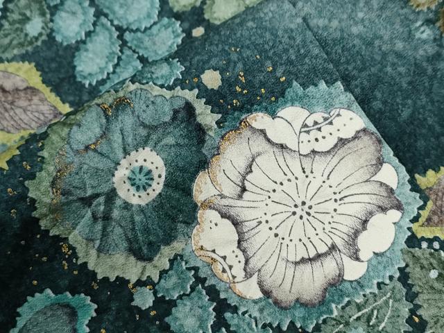 平和屋着物●訪問着　作家物　辻が花　絞り　金彩　ロング丈　正絹　逸品　CABC6843yc