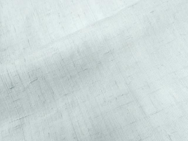 平和屋着物●結城紬　色無地　月白色　正絹　逸品　CABC6860yc