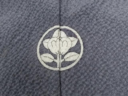 平和屋着物●京加賀友禅　百貫達雄監修　色無地　紫苑色　正絹　逸品　CABC6862yc
