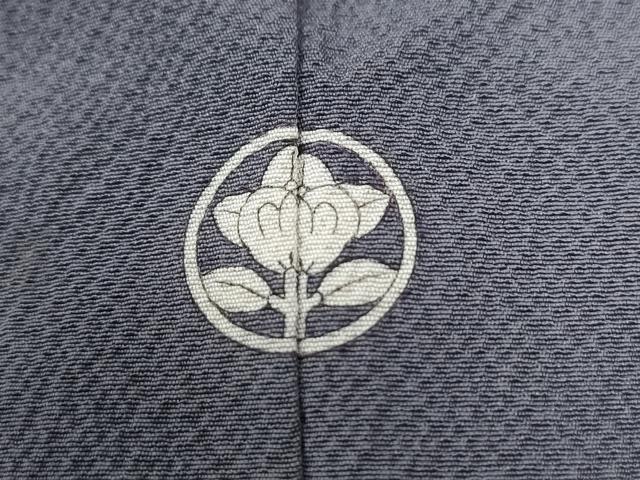 平和屋着物●京加賀友禅　百貫達雄監修　色無地　紫苑色　正絹　逸品　CABC6862yc