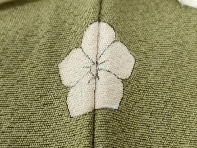 平和屋着物●上質な色無地　根岸色　正絹　逸品　未使用　CABC6874yc