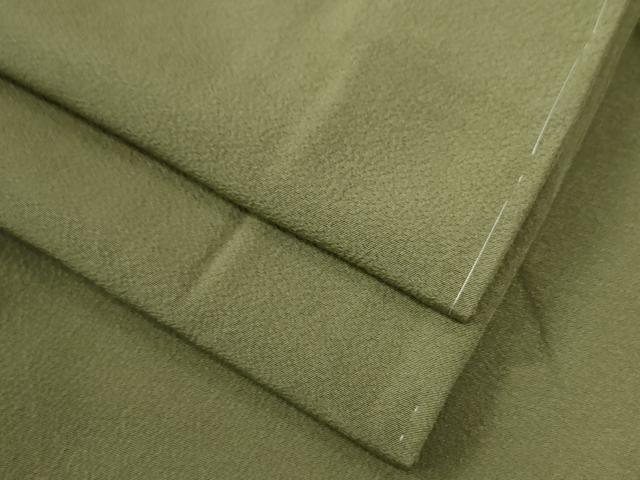 平和屋着物●上質な色無地　根岸色　正絹　逸品　未使用　CABC6874yc
