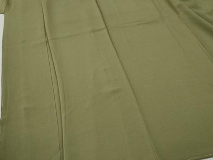 平和屋着物●上質な色無地　根岸色　正絹　逸品　未使用　CABC6874yc