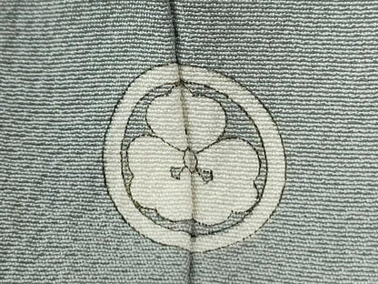 平和屋着物●上質な色無地　京の名水染　秘色色　反端付き　正絹　逸品　未使用　CABC6887yc