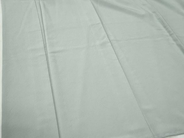 平和屋着物●上質な色無地　京の名水染　秘色色　反端付き　正絹　逸品　未使用　CABC6887yc