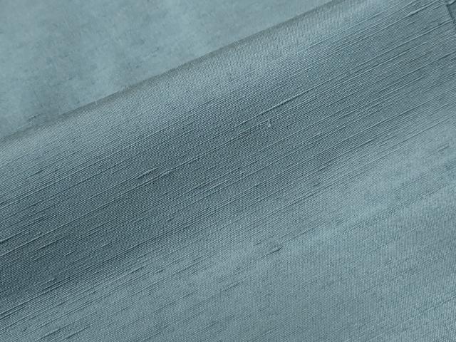 平和屋着物●結城紬　色無地　浅縹色　正絹　逸品　未使用　CABC6898yc