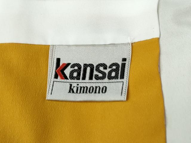平和屋着物●世界的ファッションデザイナー　山本寛斎　kansaiブランド　振袖　舞桜文　正絹　逸品　CABC6899yc