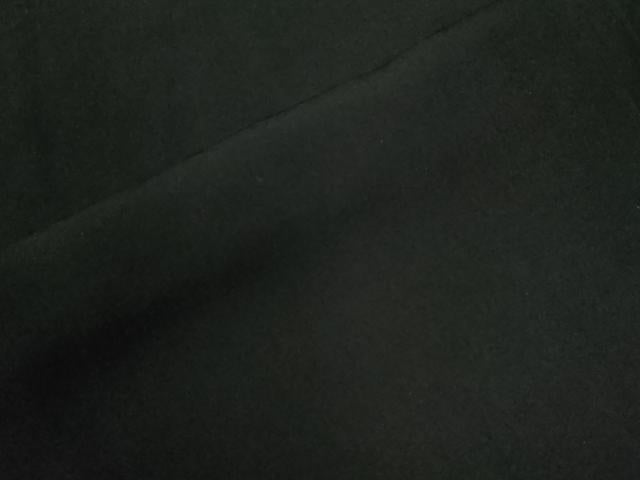 平和屋着物●男性　黒紋付　羽織・長襦袢セット　羽裏：吉祥丸文　正絹　逸品　CABC6900yc