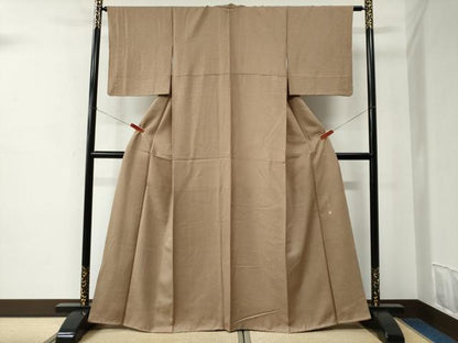 平和屋着物●伝統工芸師　服部光擴　江戸小紋　鮫小紋柄　正絹　逸品　CABC6915yc