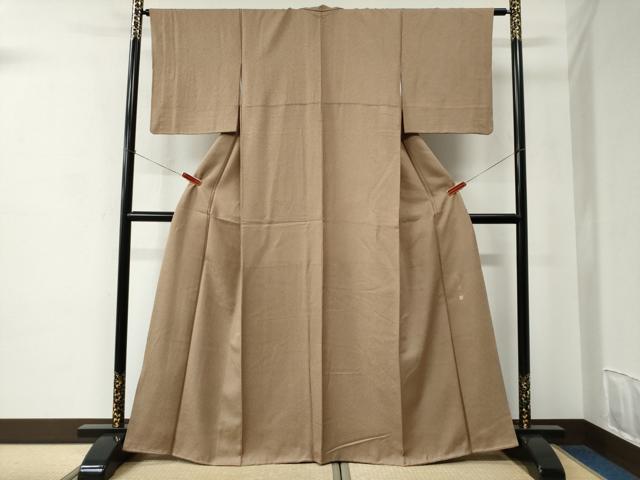 平和屋着物●伝統工芸師　服部光擴　江戸小紋　鮫小紋柄　正絹　逸品　CABC6915yc