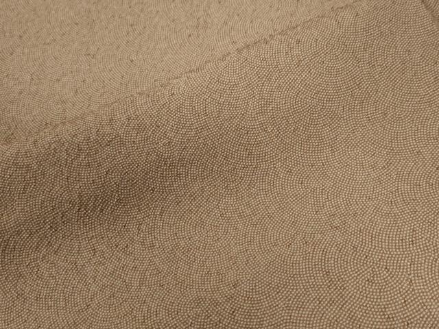 平和屋着物●伝統工芸師　服部光擴　江戸小紋　鮫小紋柄　正絹　逸品　CABC6915yc