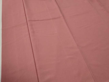 平和屋着物●上質な色無地　みやびちりめん　薄紅色　反端付き　正絹　逸品　CABC6928yc
