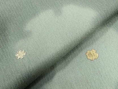 平和屋着物●訪問着　雪輪文　暈し染め　金銀彩　正絹　逸品　CABC6929yc