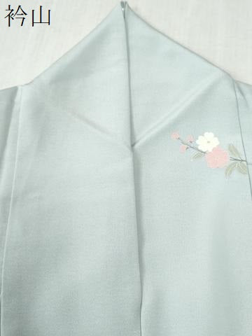 平和屋着物●訪問着　友禅　作家物　籬枝花文　暈し染め　正絹　逸品　CABC6936yc