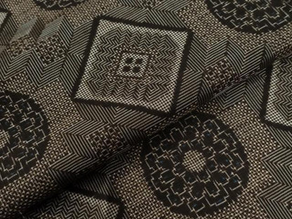 平和屋着物●本場大島紬　龍郷絣　正絹　逸品　未使用　CABC6941yc