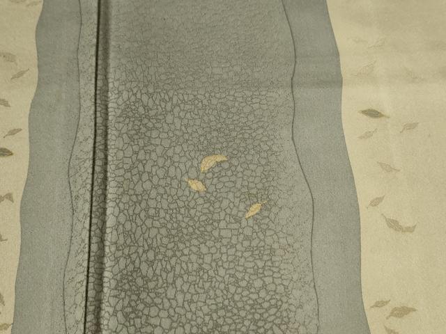 平和屋着物●訪問着　舞葉文　金彩　正絹　逸品　CABC6948yc