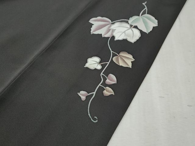 平和屋着物●訪問着　南天文　正絹　逸品　CABC6959yc