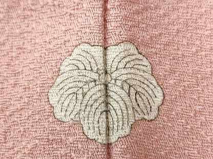 平和屋着物●上質な色無地　樹林地紋　虹色　正絹　逸品　CABC6963yc