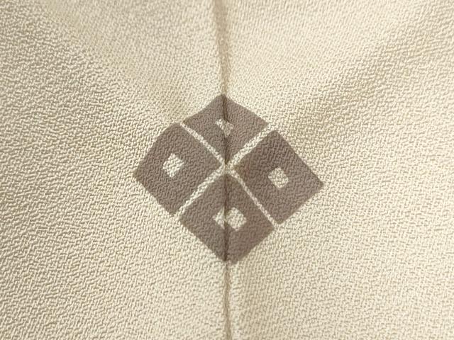 平和屋着物●訪問着　駒刺繍　霞扇面草花文　暈し染め　金銀彩　正絹　逸品　CABC6970yc